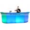 portable led bar counter hot sale garden outdoor patio led bar furniture tables and chairs sofa with lighting