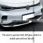 New Car Front Bumper Chrome Grille Cover Trim Molding  For VW Styling Front Bumper Lower Grille Accessories