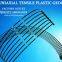 Unidirectional plastic geogrid for soft ground treatment. Plastic geogrid for ground stabilization