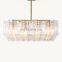 Hengzhi  Customize Dining Room Nine Lattice Glass Pendant Light  Living Room Light LATTICE SQUARE CHANDELIER
