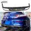W205 ED1 Style Carbon Fiber Rear Diffuser and Exhaust Tips Rear Bumper Lip For Mercedes Benz W205 C63 C43 Coupe