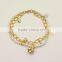 customized heart moon star pearl metal wrap pet necklace