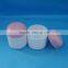 Empty wholesale plstic cosmetic jar container/ 100ml white empty plastic cream bottle with lid