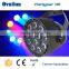 Super compact 12*1W RGBW color changer flat christmas led par can light
