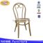 Hot sale cheap price bronze metal dining side vienna chair, metal design dining table and chair