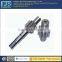 Precision machining 45 steel gear shaft,automotive engine shaft,black coating shaft