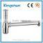 (J281-2)Modern save space brass bottle siphon trap for wash basin