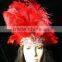 Women Hair headdress With Ostrich Feather