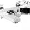 Square Chrome Brass Faucet Square Polish Bathtub Mixer