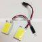 2xHID White 18-COB LED Panel Light For Interior Map/Dome/Door/Trunk Light OYXL