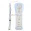 Game Motion Plus Remote Nunchuck Controller Wireless Gaming Nunchuk Controllers With Silicon Case Strap For Nintendo Wii Console