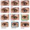 NEW HOT 12 colors 3-tone freshlook soft color contact lenses One Year contact lens