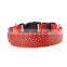 Yl68 Promotional items LED leopard dog collars pet belt flash pet collar