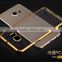 2015 new design electroplating transparent pc back cover case for samsung s6 edge plus