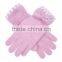 Women's Knitted Angora Blend Gloves