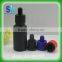 black matte frosted glass dropper bottle e liquid bottles 30ml e juice packing