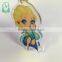 Adverting gift clear custom emoji acrylic keychain anime design phone charms