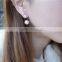 BEST SELLING Ladies Pearl Stud Earrings 1x2" Double Pearl Earrings/