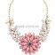 >>>New Best selling Spring elegant acrylic bead flower necklace/