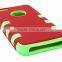 Popular hard PC and silicone combo tuff case for iPhone 5C