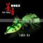 10.3g/55cm 4colors frog bait for fishing tackle ,stainless steel hook