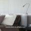 hotel bedroom using adjustable gooseneck led desk lamp with on/off switch (SC-E101A)