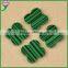 Hot Products Double Flat Polished Four Leave Clover Rough Synthetic Green Malachite Stone for sale