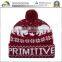 100 Acrylic jacquard knitted beanie