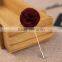 Handmade Fabric Lapel Flower Brooch Boutonniere Tuxedo Stick