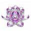 Beautiful Crystal Glass Lotus flower As Wedding&Home Centerpieces