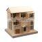 Custom cool wooden bird house, outdoor painted colour wood birdhouse