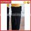 C05-1 Black Thick Cable Knit Knee Boot Socks With Fold Over Cuff Women Knitted Thigh High Leg Warmers Knitting Boot Socks