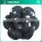 Black Flat Sequin Black Bead Round Flower Applique Patches