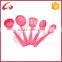 5pcs pink nylon cooking tool set