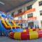 2016 popular inflatable swimming pool rental trampoline with slide