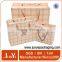 luxury customized cartoon mini gift art paper bags sets wholesale