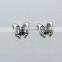 Mix Animal Style 5 Pairs/Set Antique Silver Stud Earrings