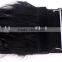 new style fashion winter ladies and women black feather elastic wide waistbelt for down coat