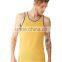 Custom Plain Two-Tone Mens Stringer Tank Top