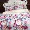Exquisite polyester brushed bed sheet set for wholesale