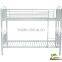 Metal twin sleeper bed /metal bunk bed with bending side rails