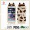 Four color cute cow silicone mobile phone pocket phone case