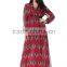 The summer dress code of the new D family of irregular Sacred Heart printed chiffon Italy classical romantic style