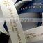 satin printed tape for gift package with brand logo