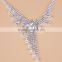 2015 Rhinestone indian bridal Jewelry silver necklace wedding jewelry set