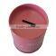 customize coin round bank money saving tin boxes/Round Tin Coin Bank,Round Tin Money Box Gift Piggy Bank