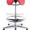 Supercute hot sale fashion style fabric office saddle chair Foshan Haiyue Furniture Made