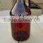 64oz glass growler with white cap