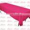 White black Ivory royal blue Polyester plain visa rectangle table cloth for banquet and wedding events