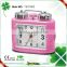 Classic plastic twin bell alarm clock